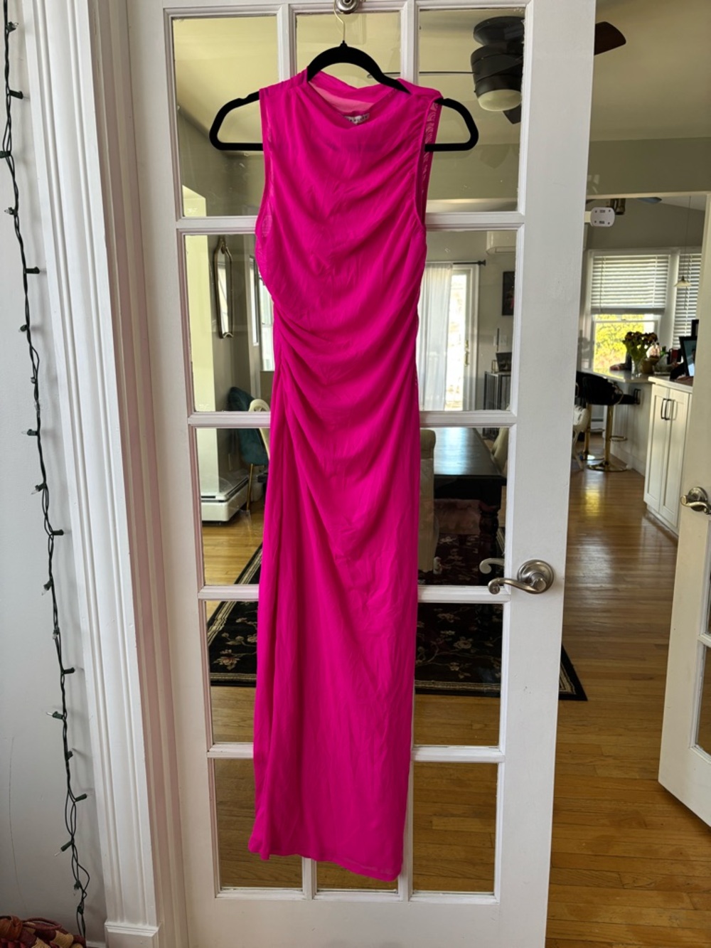 Sleeveless Fuchsia Maxi Dress - Brand Unspecified